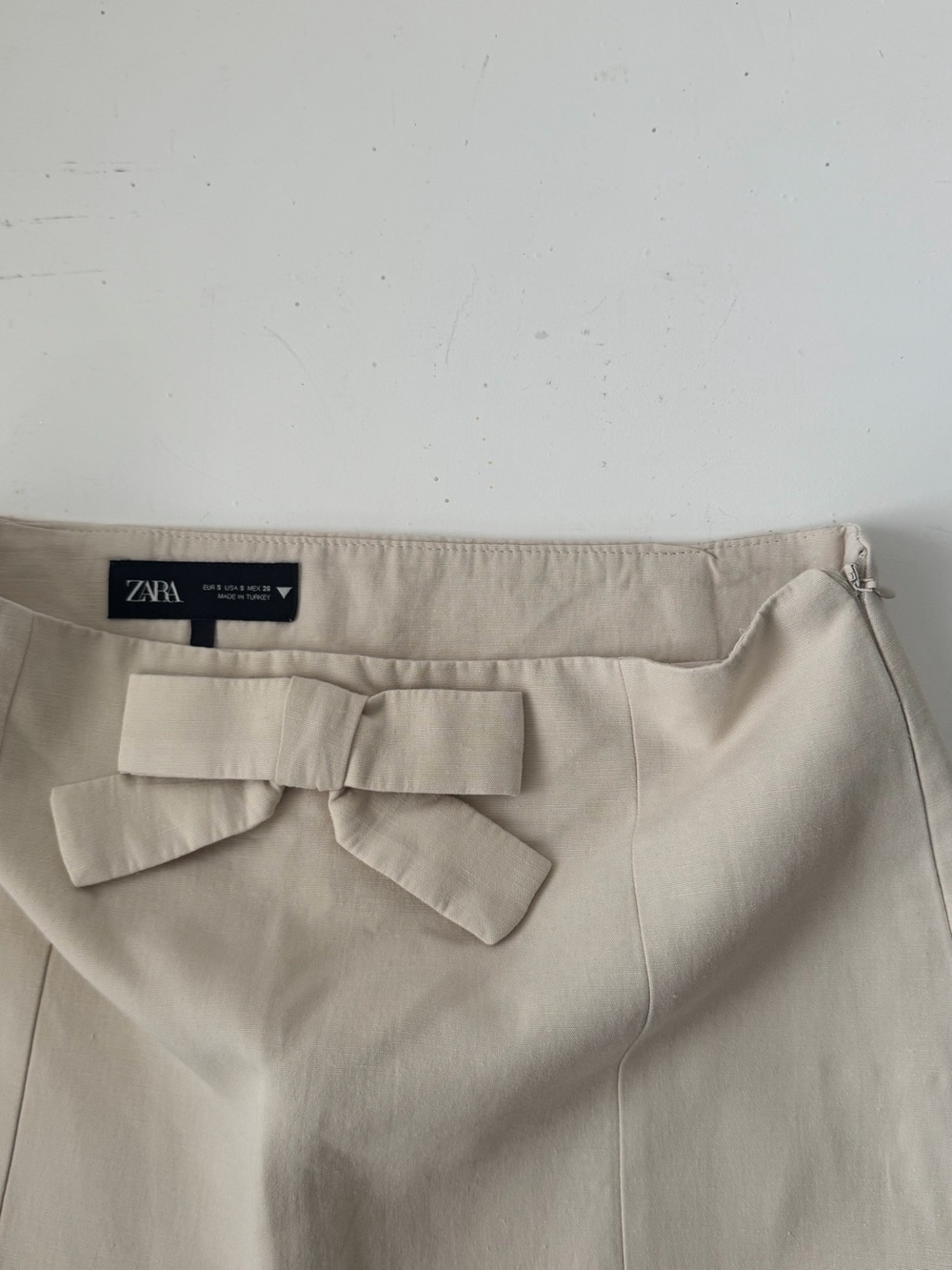 ZARA Cream Bow SET - Picture 7 of 7